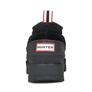 Hunter [6] Askern Waterproof Suede Platform Women Slip-on Bootie Black